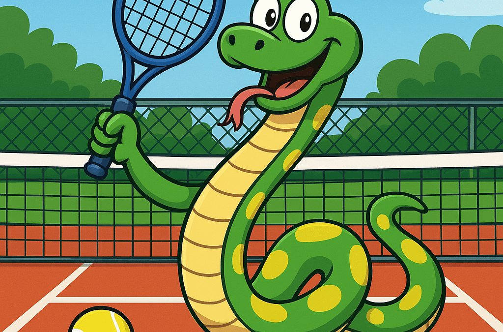 Teo Loves Tennis and Snakes