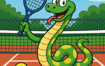 Teo Loves Tennis and Snakes